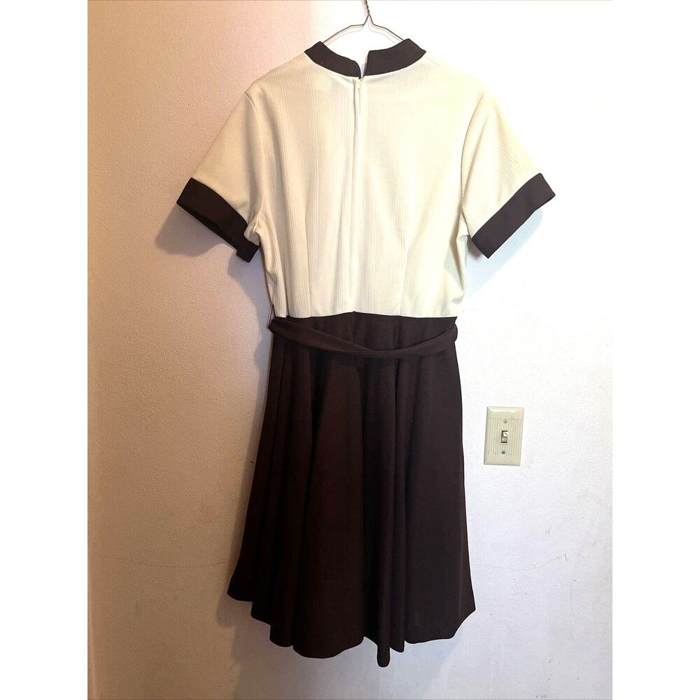 Size 20 Vintage Academic Core Flair Skirt Dress C1960
